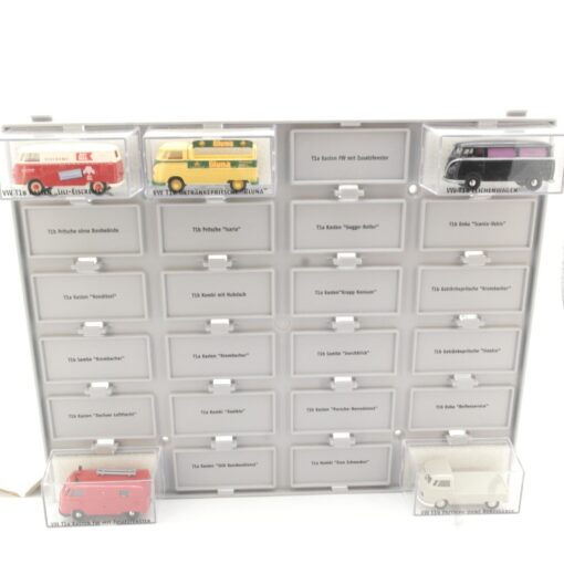 Brekina 1:87 90400 Eintausend Volkswagen Transporter mit 5 Bulli in OVP QR3600 – Bild 8