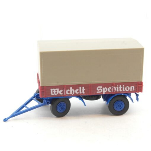 Brekina 1:87 Anhänger Weichelt Spedition in EVP RG896