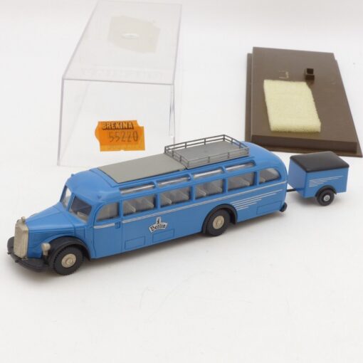 Brekina 1:87 MB O 5000 Überlandbus mit Anhänger Berlin, in EVP EX1212