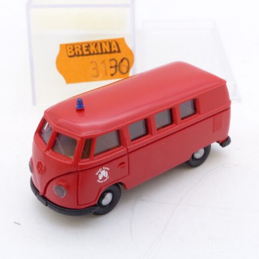 Brekina 1:87 Nr.: 3130 VW T1 / Bulli Kombi / Bus Feuerwehr, in OVP EB7214