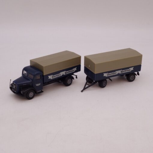 Brekina 1:87 Nr.: 7221 MAN F8 Hängerzug Dachser Spedition, siehe Bilder o.EB8928