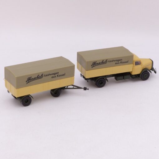 Brekina 1:87 Nr.: 73302 Henschel Hängerzug Lastwagen aus Kassel, o. EB9216 – Bild 3