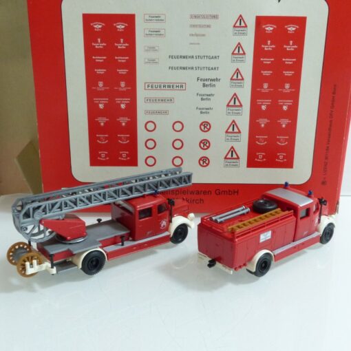 Brekina 1:87 Nr.: 9008 Feuerwehr Sonderserie - 2er-Set, in OVP EB6454 – Bild 3