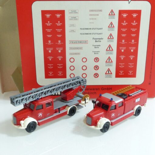 Brekina 1:87 Nr.: 9008 Feuerwehr Sonderserie - 2er-Set, in OVP EB6454