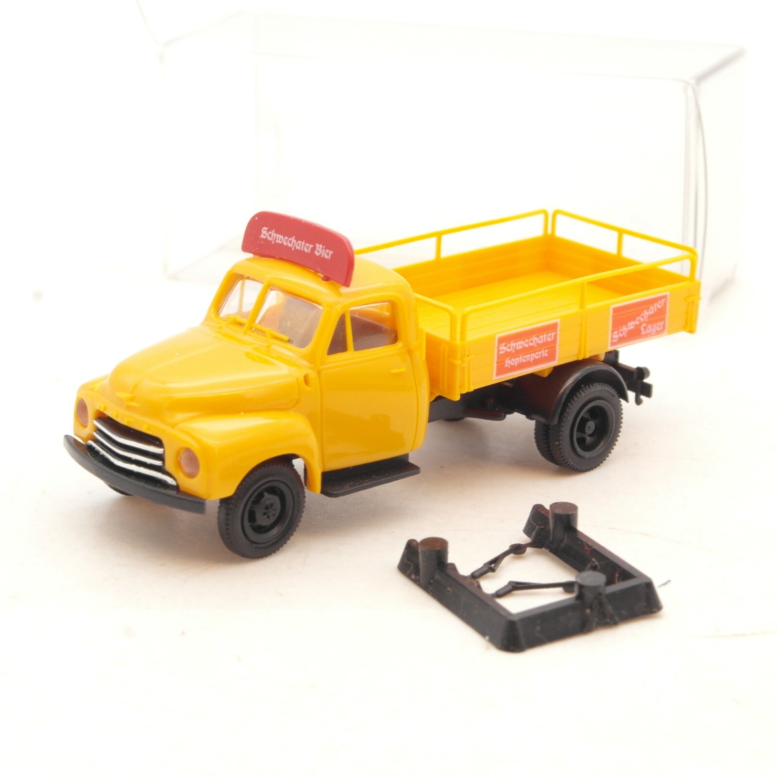 Brekina 1:87 Opel Blitz Getränke Pritsche Schwechater Bier in EVP RF9541