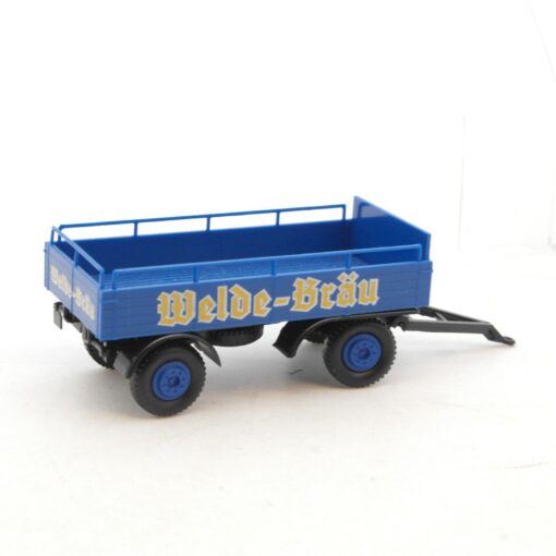 Brekina 1:87 Pritschen Anhänger Weide Bräu in EVP RG216 – Bild 3