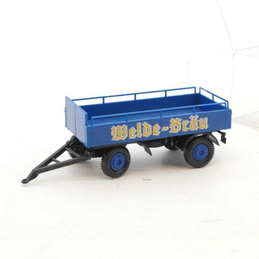 Brekina 1:87 Pritschen Anhänger Weide Bräu in EVP RG216