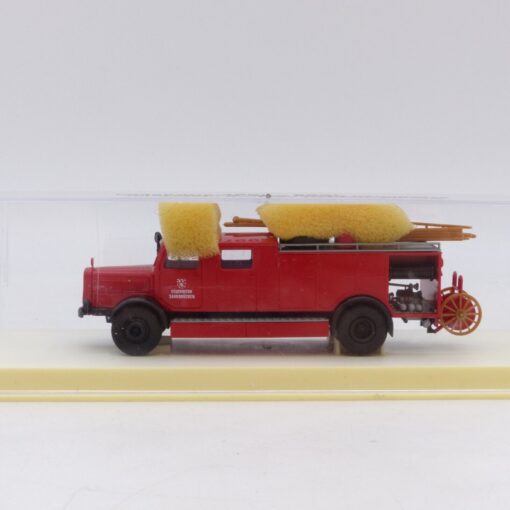 Brekina 1:87 Sondermodell: MB 4500 Löschwagen 125 FFW Saabrücken, in OVP EB6664 – Bild 4