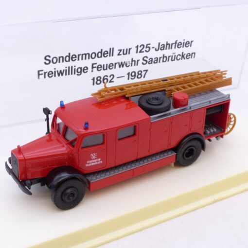 Brekina 1:87 Sondermodell: MB 4500 Löschwagen 125 FFW Saabrücken, in OVP EB6664