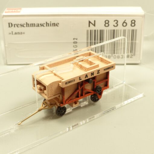 Busch 1:160 N 8368 Dreschmaschine Lanz Anhänger in OVP EX6235