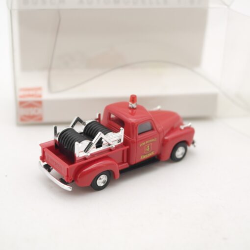 Busch 1:87 48207 Chevrolet Pick-up US Fire Truck in OVP RR1828 – Bild 3