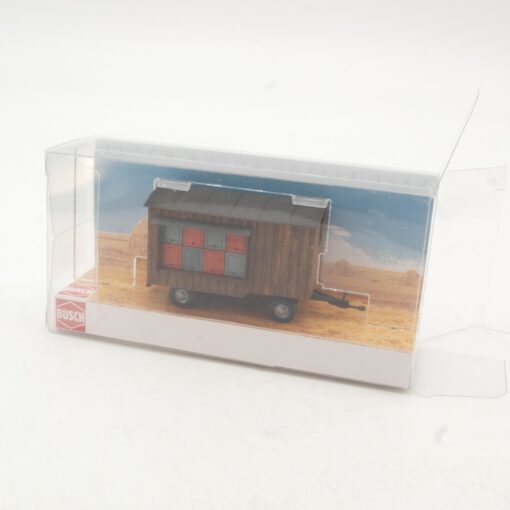 Busch 1:87 59931 Anhänger Bienenwagen in OVP RR3617