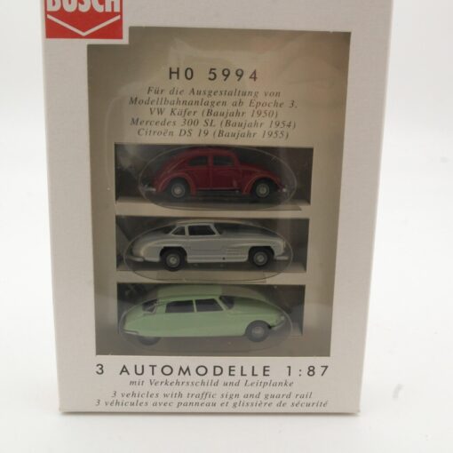 Busch 1:87 5994 3 Automodelle VW Mercedes Cirtoen in OVP QR6378 – Bild 3