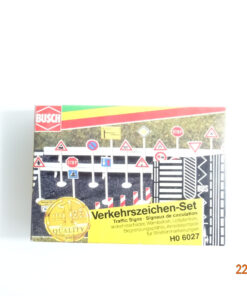 Busch H0 6027 Verkehrszeichen Set siehe Foto in OVP CK4295