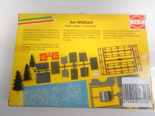 Busch H0 6041 Motiv-Set am Wildbach in OVP QR4641 – Bild 3