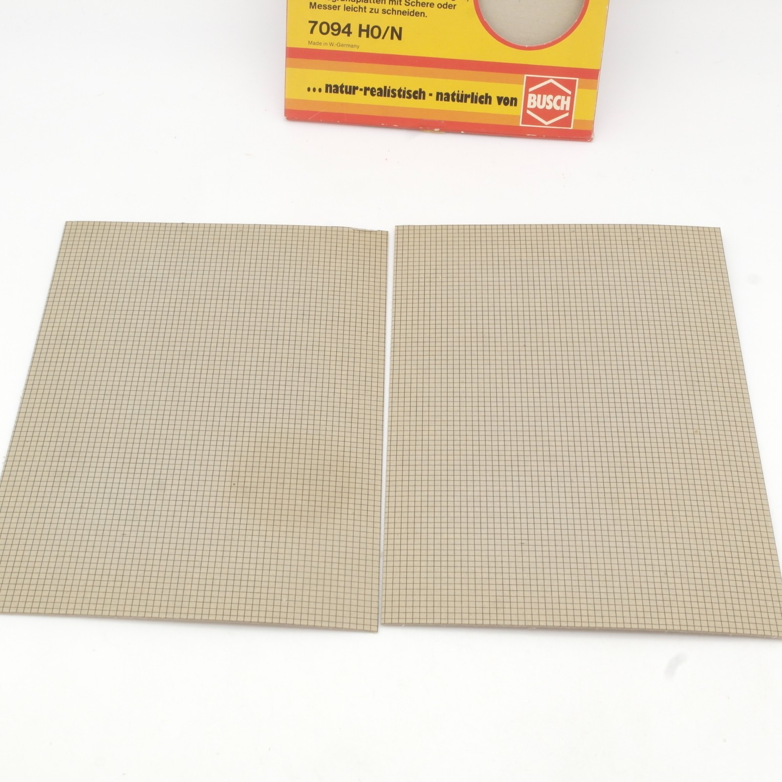 Busch H0/N 7094 Gehwegplatten 210*150-1 mm 2 Stück in OVP RR5445