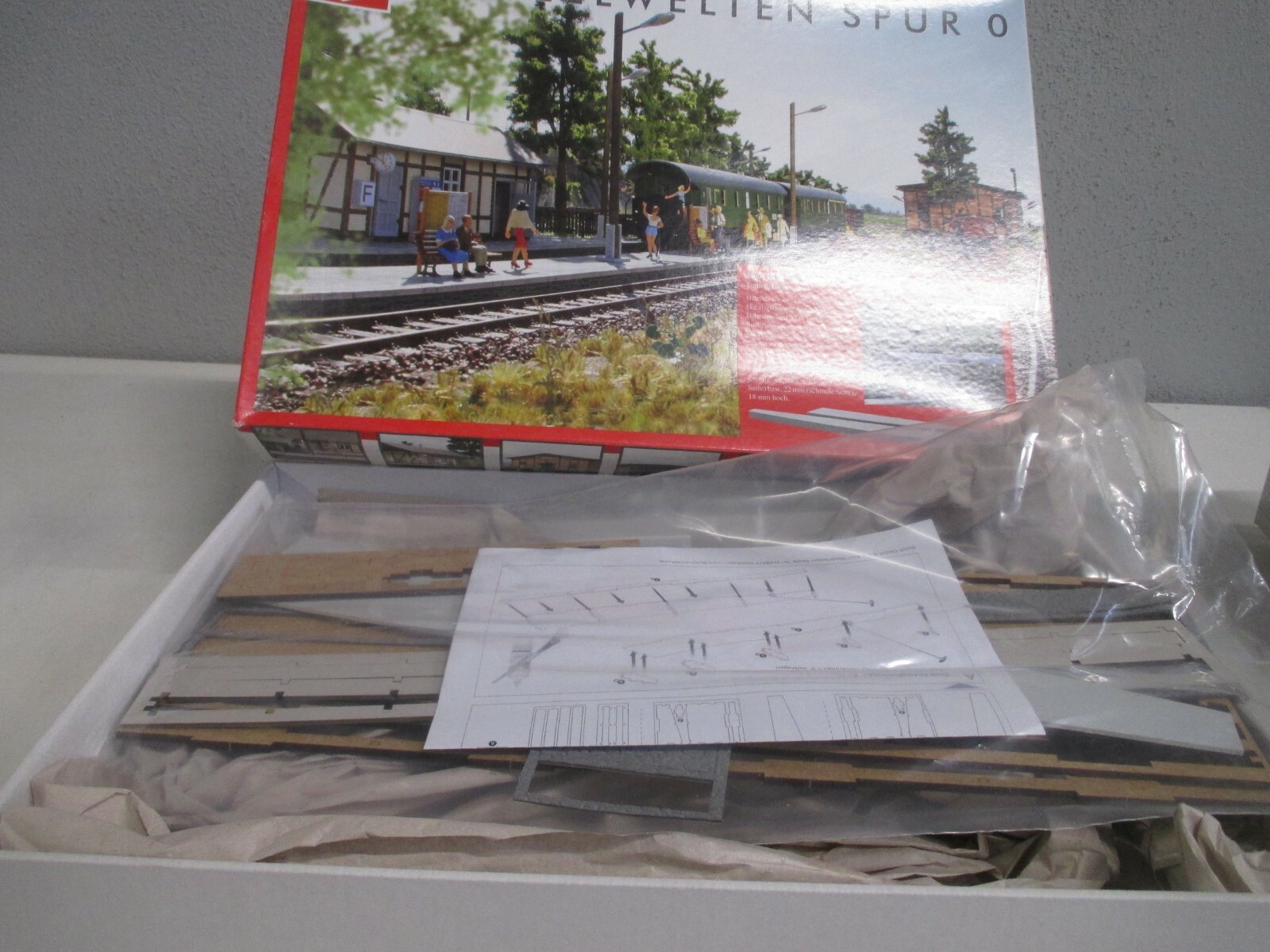 Busch Spur 0 10001 Bausatz Bahnsteig Endstücke m.OVP WZ1497