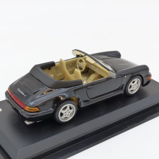 Del Prado 1:43 Porsche 911 Cabriolet schwarz auf Podest, siehe Bilder o. EB6532 – Bild 3