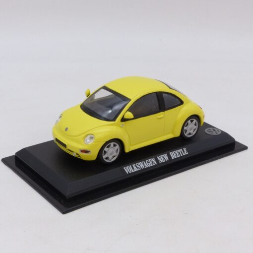 Del Prado 1:43 Volkswagen New Beetle gelb auf Podest, siehe Bilder o. EB6560