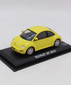 Del Prado 1:43 Volkswagen New Beetle gelb auf Podest, siehe Bilder o. EB6560