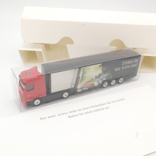 Dickie 1:87 Werbemodell Mercedes Benz erleben sie den Actros neu in OVP QR5787 – Bild 3