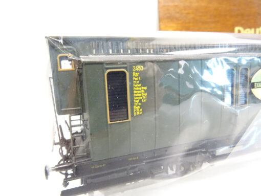 Dingler H0 Messing Handarbeit limitiert Bahnpostwagen IIIb in OVP LE3831 – Bild 3