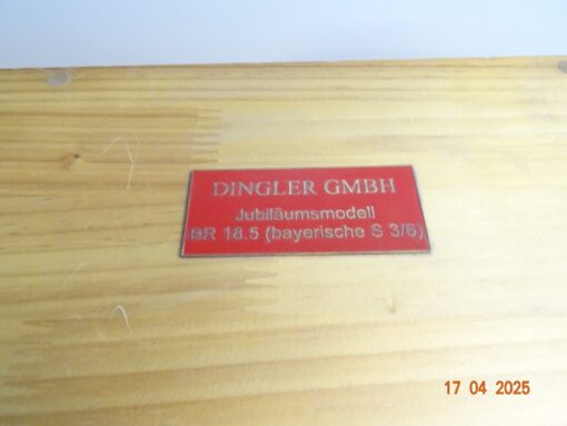Dingler Spur 1 Dampflok BR 18 528 der DB Jubiläumsmodell Kleinserie in OVP JL187 – Bild 14