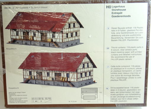 Faller H0 120158 Bausatz Lagerhaus ungeöffnet in OVP CK1308 – Bild 3