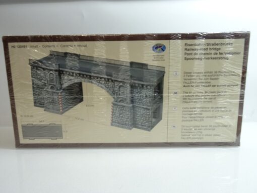 Faller H0 120491 Bausatz Eisenbahn / Straßenbrücke Neu in OVP QR4115 – Bild 3