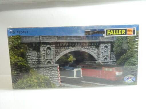 Faller H0 120491 Bausatz Eisenbahn / Straßenbrücke Neu in OVP QR4115