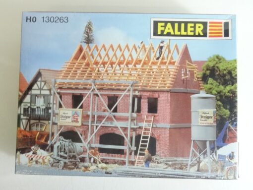 Faller H0 130263 Bausatz Zweifamilienhaus im Bau in ungeöffneter OVP QR5234