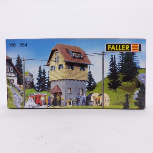 Faller H0 Bausatz B-954 Transformatorhaus angebastelt in OVP EX7426