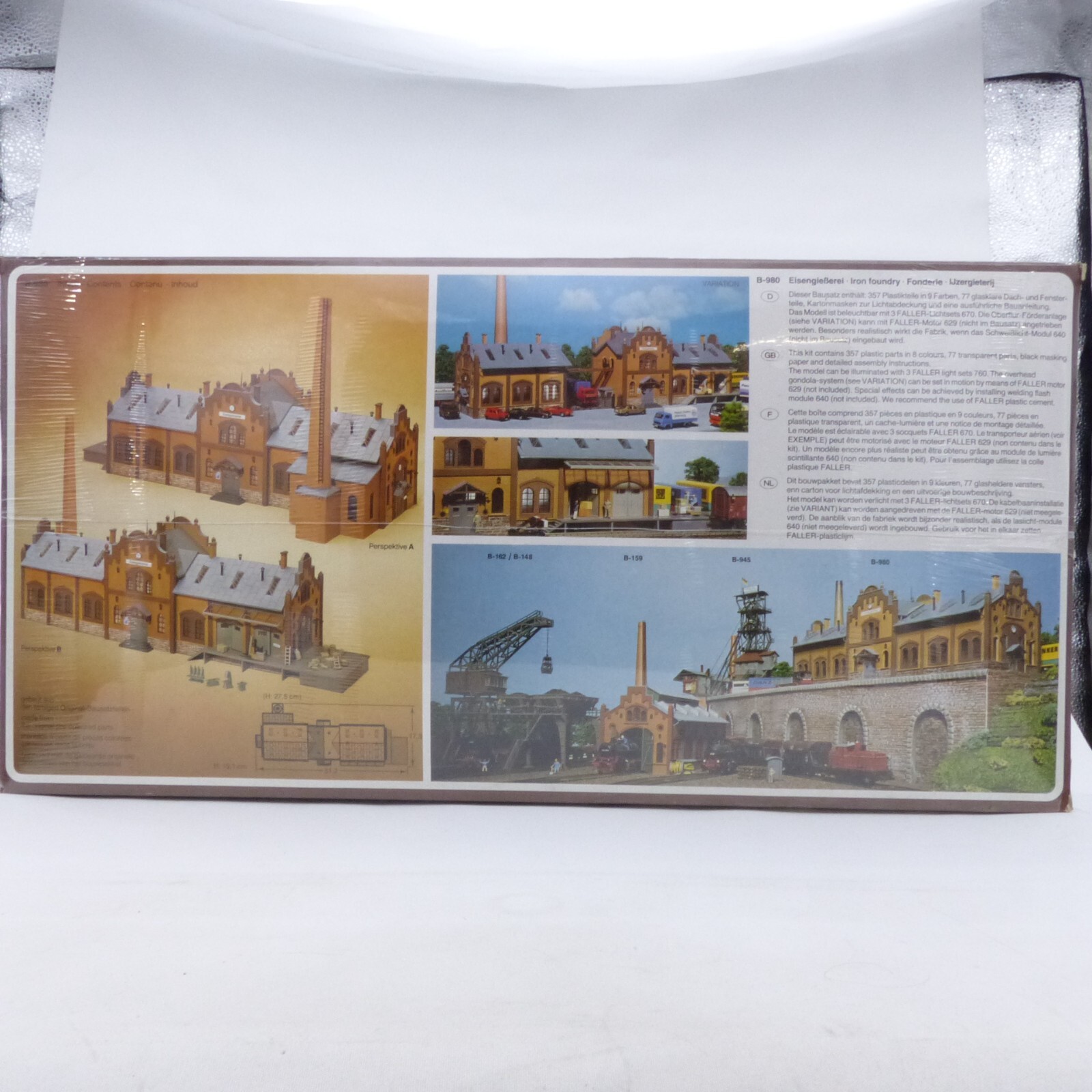 Faller H0 Bausatz B-980 Eisengießerei in ungeöffneter OVP EX5588 – Bild 3