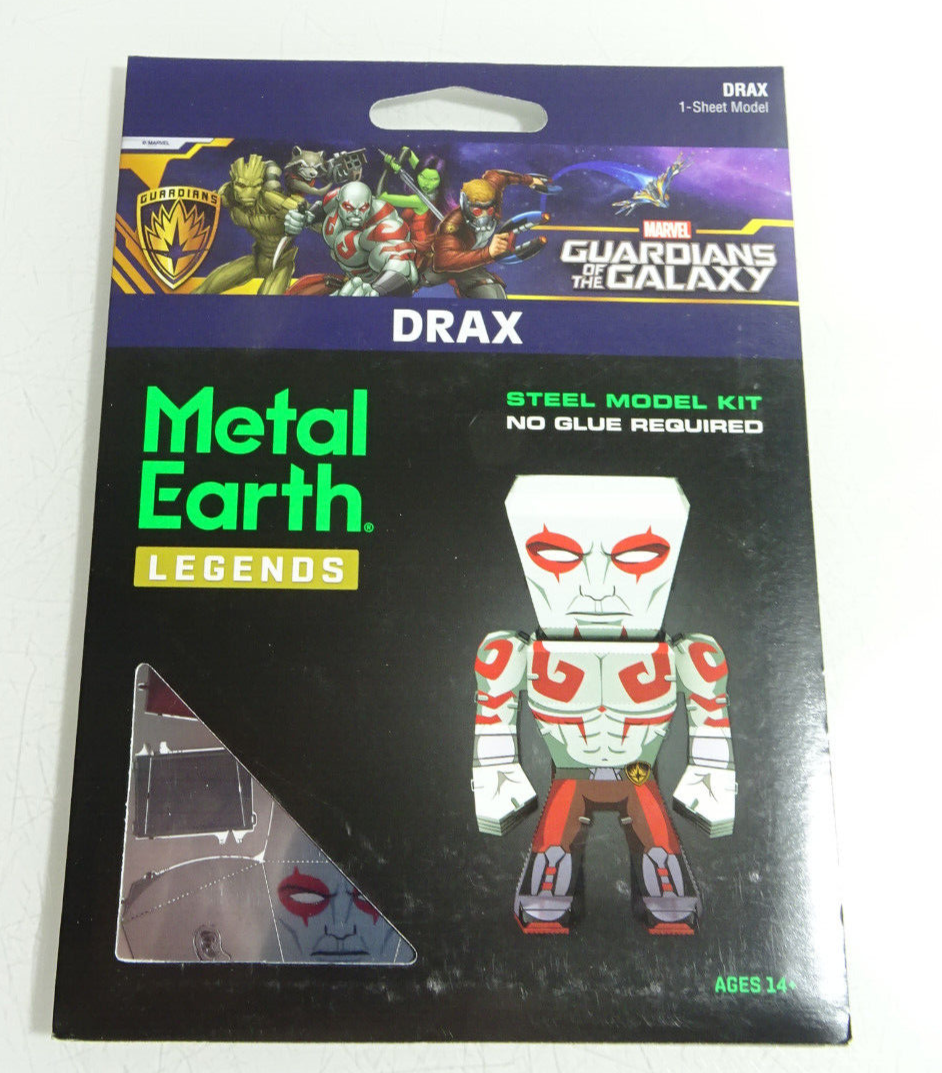 Fascinations Metall Earth Legends Bausatz 3 D Figur Drax in OVP AR8176