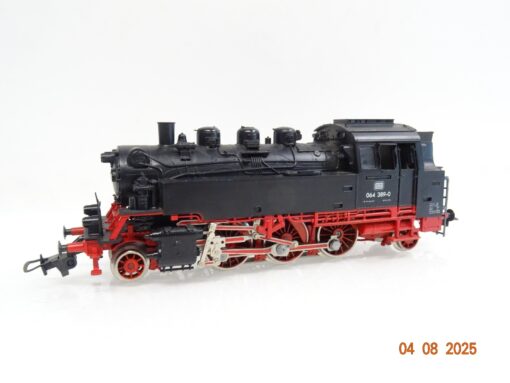 Fleischmann H0 4064 Dampflok BR 064 389-0 der DB 3-Leiter-Gleichstrom JL2124 o.