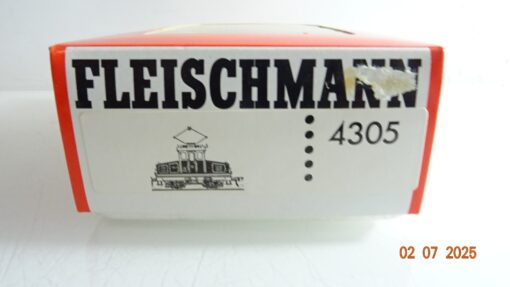 Fleischmann H0 4305 Zahnrad-Lok BR 12 1968 ELB Leerverpackung siehe Foto CK9236