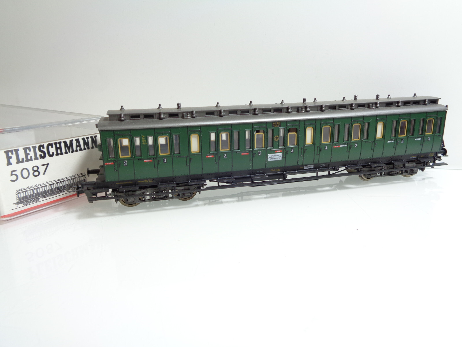 Fleischmann H0 5087 Personenwagen 3.Kl. der DR in OVP JD2688