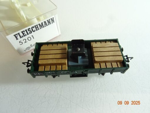 Fleischmann H0 5201 Güterwagen Stützwagen der DB in OVP RR3471 – Bild 3