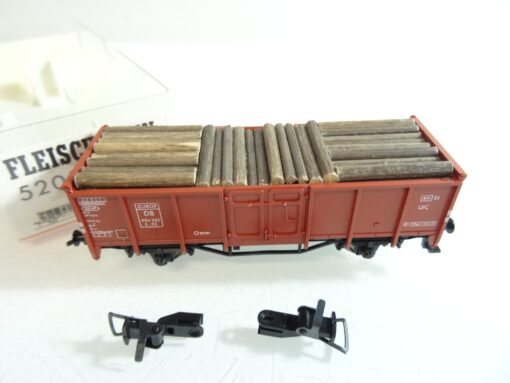 Fleischmann H0 5205 Hochbordwagen mit Ladung der DB in OVP RR889