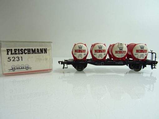Fleischmann H0 5231 Behälterwagen "EKU" der DB in OVP PR456 – Bild 3