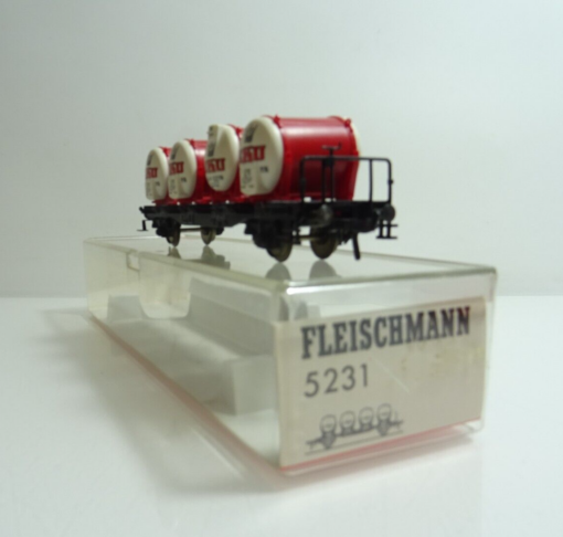 Fleischmann H0 5231 Behälterwagen "EKU" der DB in OVP PR456 – Bild 5