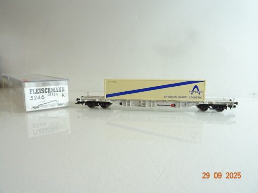 Fleischmann H0 5246 K Containertragwagen Kombiwaggon der DB in OVP BH193