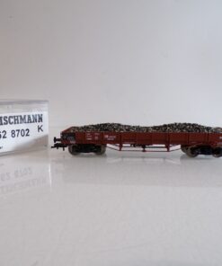 Fleischmann H0 52628702 K US Niederbordwagen mit Schotter der DB in OVP BH1642