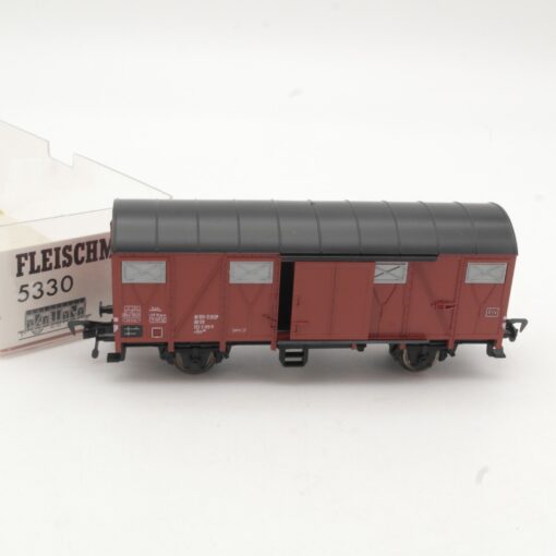 Fleischmann H0 5330 gedeckter Güterwagen der DB in OVP RR1208 – Bild 3