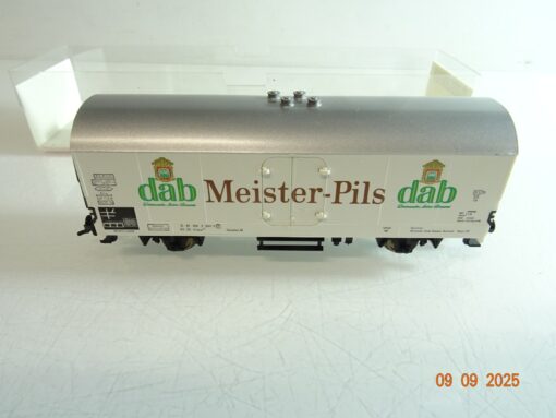 Fleischmann H0 5342 Kühlwagen DAB Meister-Pils der DB in OVP RR3451 – Bild 3