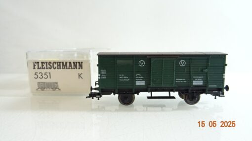 Fleischmann H0 5351 K Begleitwagen Kranwagen der DB in OVP PR7638