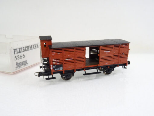 Fleischmann H0 5366 Viehverschlagwagen der DR in OVP LE1170