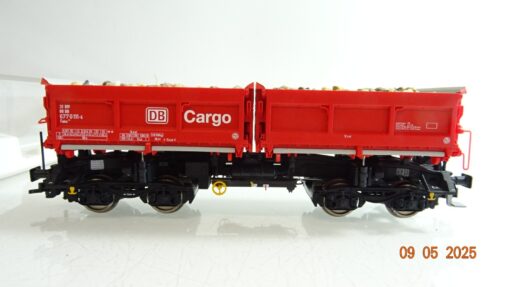 Fleischmann H0 5530 K Seitenkippwagen mit Schotterladung der DB in OVP PR7549 – Bild 3