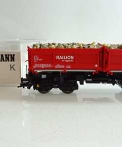 Fleischmann H0 553101 K Seitenkippwagen mit Schotterladung der DB in OVP PR7550