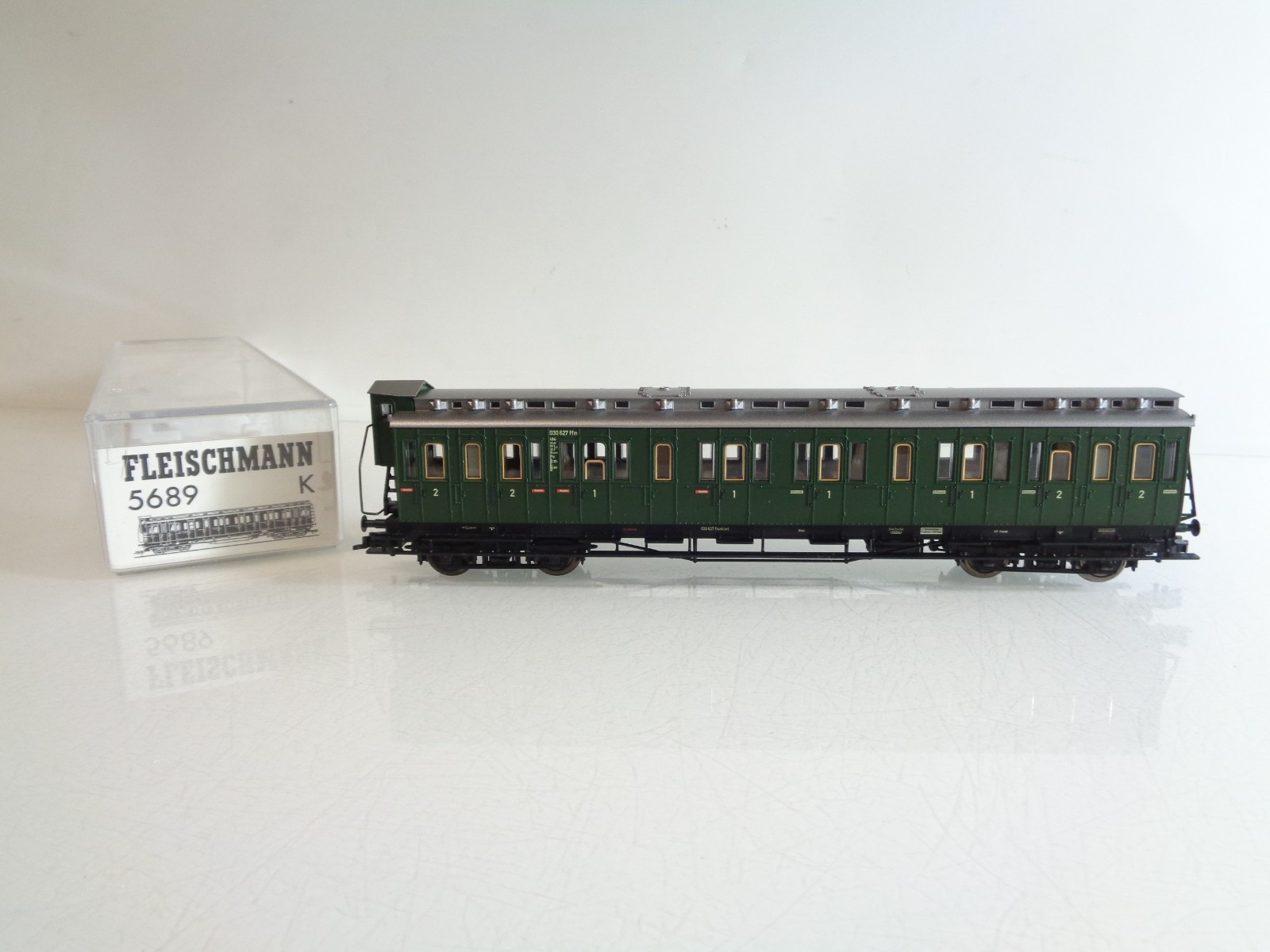 Fleischmann H0 5689 K Abteilwagen mit Bremserhaus 1./2. Kl. in OVP BH837